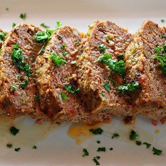 Meatloaf with Pancetta and Mushrooms
