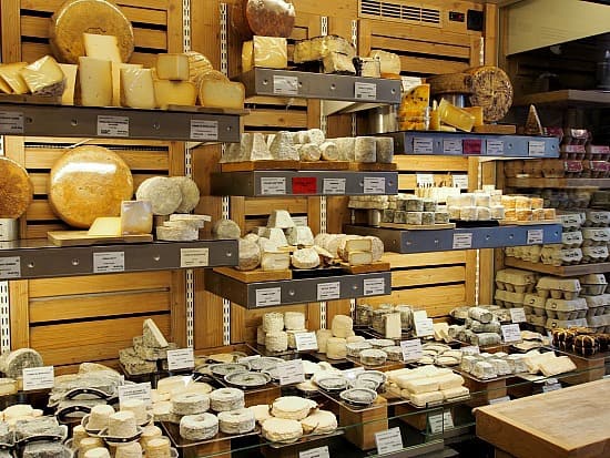 One of many cheese shops that we visited!
