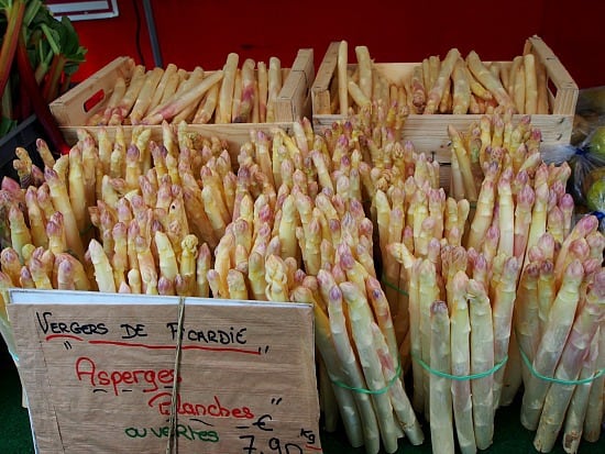 White Asparagus was in season. We ate it a few times. We were so Lucky! 