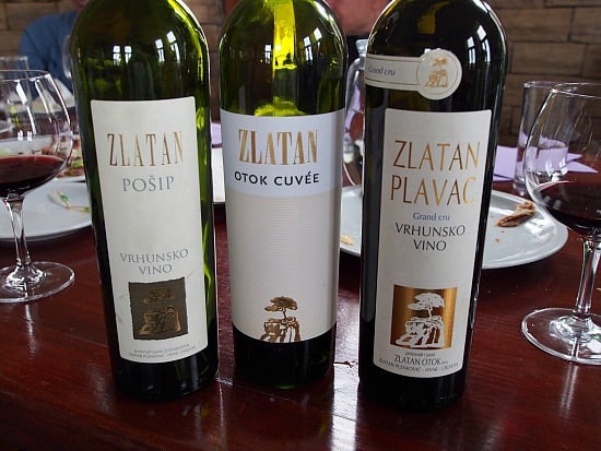 Wines that I brought home from Zlatan Otok Vinyard. Such a beautiful winery on the sea!