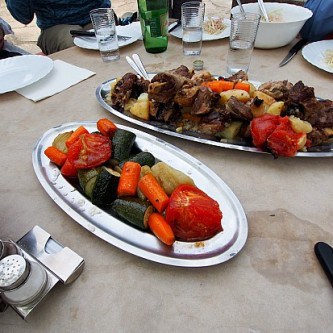 This beautiful lunch was lamb shank peka and roasted veges on the side! Delish!