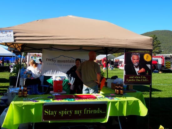 A picture of my booth! I use Dos Equis in my chili! An appearance from the "Most Interesting Man in the World" seemed appropriate! Countless people took their pictures next to this! Made me laugh!  