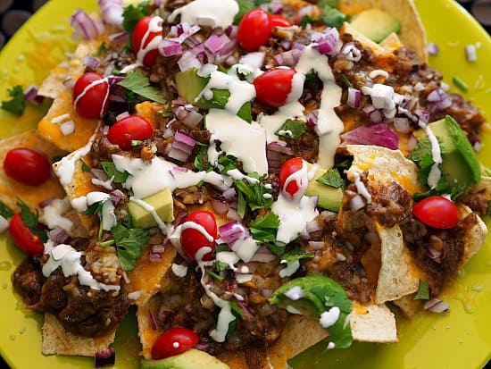 Carne Adovada nachos. Nuf said. Your friends will love you at your next football gathering. 