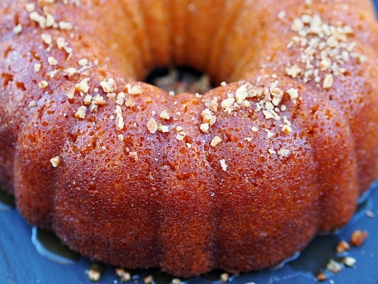 Grandma's Butter Rum Cake - Lynn's Kitchen Adventures