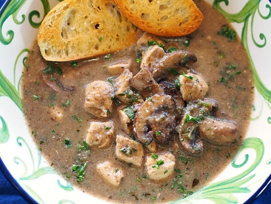 Kylling Marsala suppe