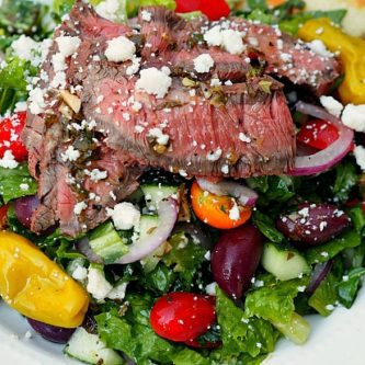 Greek Steak Salad