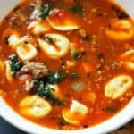 Sausage Tortellini Soup