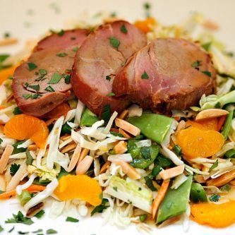 Cantonese Grilled Pork Asian Salad