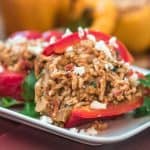 Green Chili Stuffed Peppers