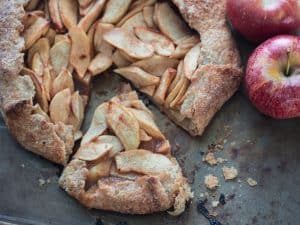 Apple galette, easy apple galette, thanksgiving recipe,