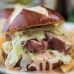 Corned Beef and Cabbage Sandwich
