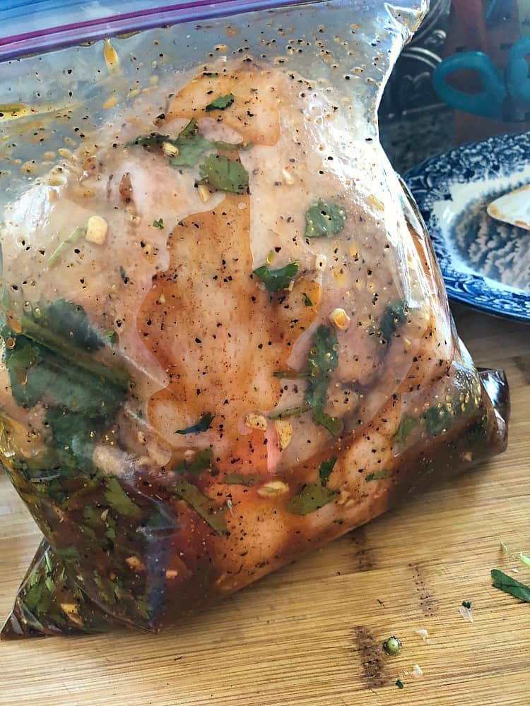 Cilantro Lime Roasted Chicken