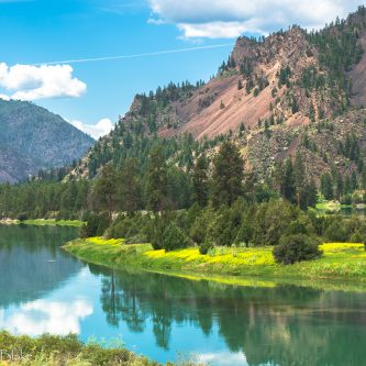 A picture of the Clark Fork River in Montana