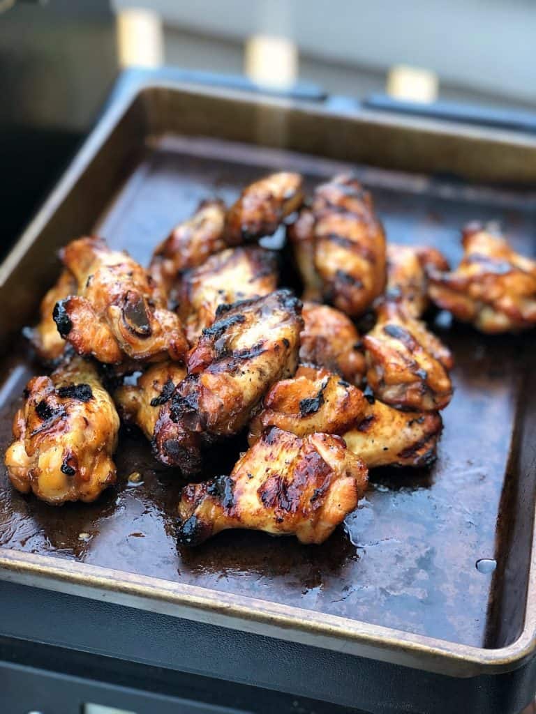 Sesame Chicken Wings straight of the grill