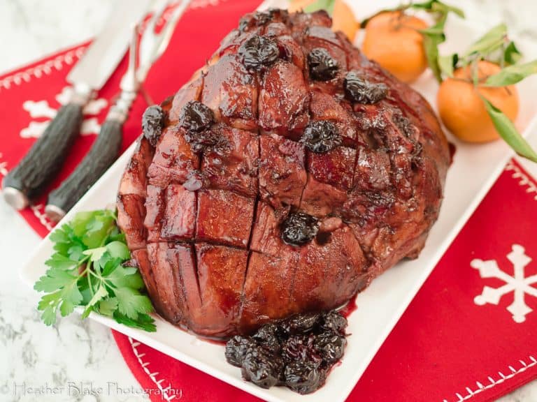 Cherry Rum Glazed Ham - Rocky Mountain Cooking